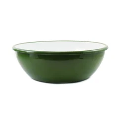 Kapka Tableware Brands|Crockery & Dinnerware^Green Marble Enamel Large Salad Bowl, 32cm