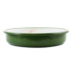 Kapka Baking Supplies & Equipment^Green Marble Enamel Round Roasting & Serving Dish, 28cm