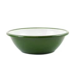 Kapka Tableware Brands|Crockery & Dinnerware^Green Marble Enamel Shallow Bowl