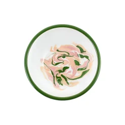 Kapka Tableware Brands|Crockery & Dinnerware^Green Marble Enamel Shallow Bowl