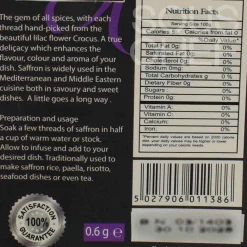 Greenfields Ingredients Brands|Herbs & Spices^Saffron, 0.6g