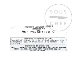 S&B Japanese Ingredients|Herbs & Spices^Ground Japanese Sansho Pepper, 8g