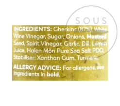 Halen Môn Ingredients Brands|Made In The Uk^Halen Mon Gherkin Relish, 270g