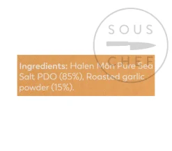 Halen Môn Ingredients Brands|Made In The Uk^Halen Mon Pure Sea Salt with Roasted Garlic, 100g