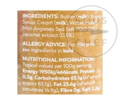 Halen Môn Ingredients Brands|Made In The Uk^Halen Mon Salted Caramel Spread, 200g