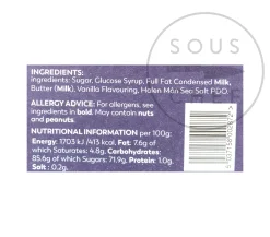 Halen Môn Ingredients Brands|Made In The Uk^Halen Mon Salted Vanilla Fudge, 150g