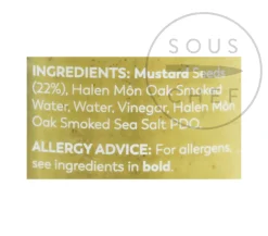 Halen Môn Ingredients Brands|Made In The Uk^Halen Mon Smoky Dijon Mustard, 200g