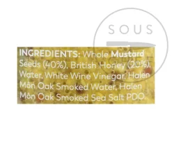 Halen Môn Ingredients Brands|Made In The Uk^Halen Mon Smoky Honey Mustard, 200g