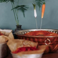 Wildlife Garden Baking Supplies & Equipment^Handcarved Leek Design Cake and Vegetable Tester