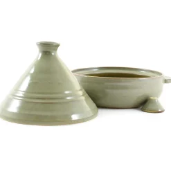 Sauerkraut Pots Middle Eastern Ingredients|African Ingredients^Handmade Glazed Stoneware Tagine, 23cm