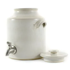 Sauerkraut Pots Pickling, Preserving & Fermenting Jars^Handmade Stoneware Vinaigrier / Kombucha Jar 2.5 litre