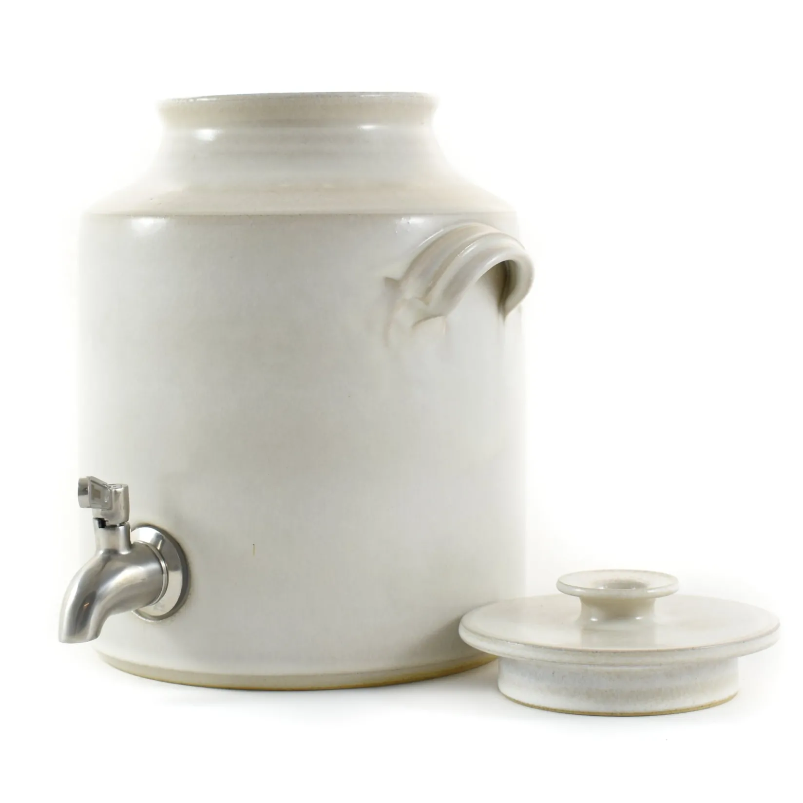 Sauerkraut Pots Pickling, Preserving & Fermenting Jars^Handmade Stoneware Vinaigrier / Kombucha Jar 2.5 litre