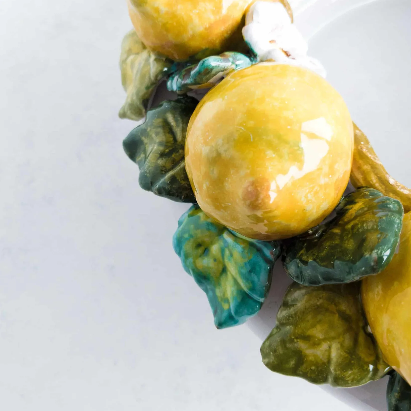 Tuscan Handmade Tableware Brands|Italian Ingredients^Handmade Tuscan Lemon Bowl, 35cm