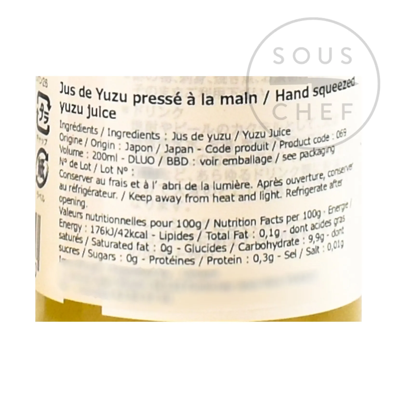 Japanese Ingredients Japanese Ingredients|Drinks^Hand-Pressed Yuzu Juice, 200ml