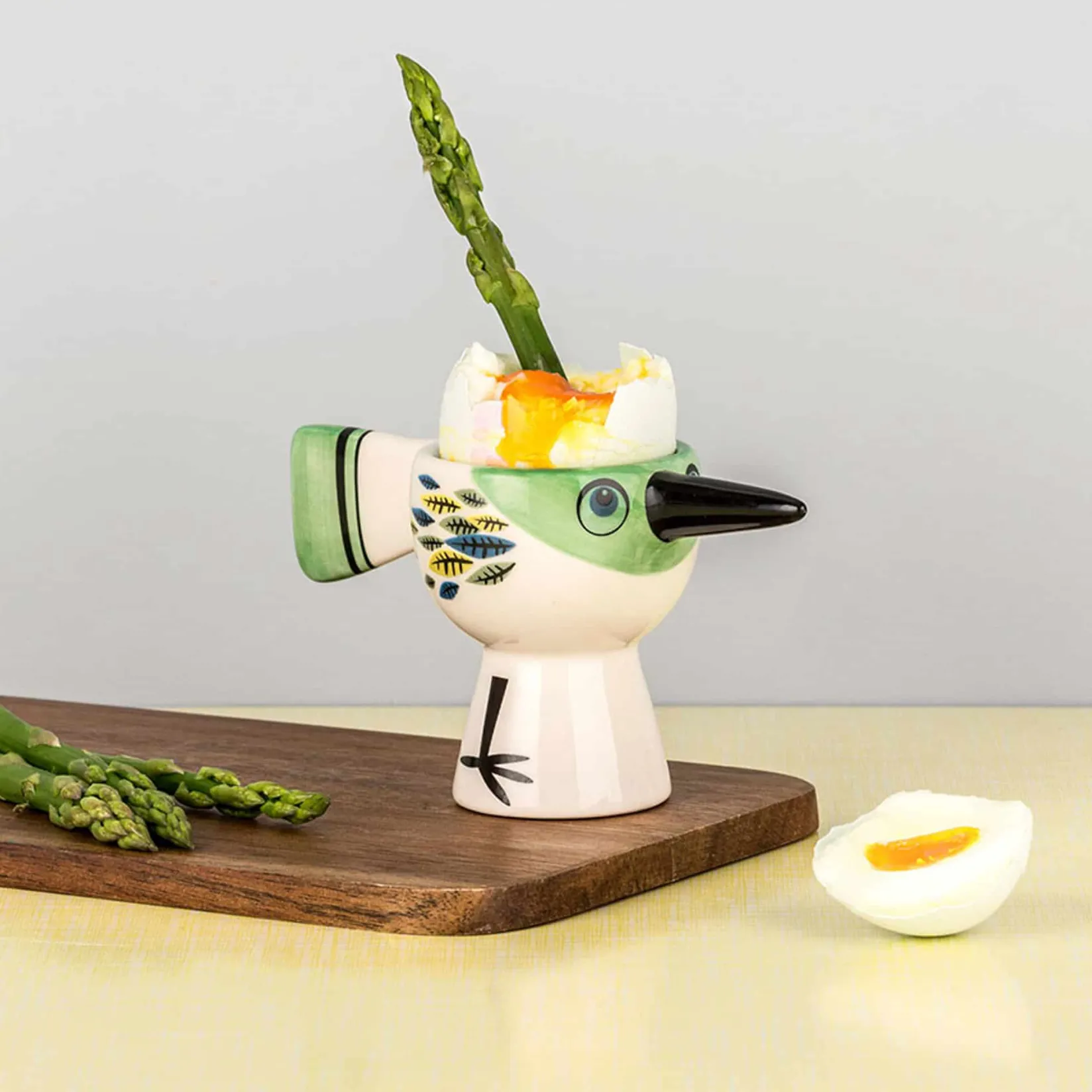 Hannah Turner Tableware Brands^Green Bird Egg Cup, 6cm