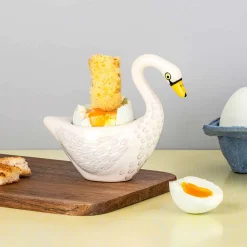 Hannah Turner Tableware Brands^White Swan Egg Cup, 8cm