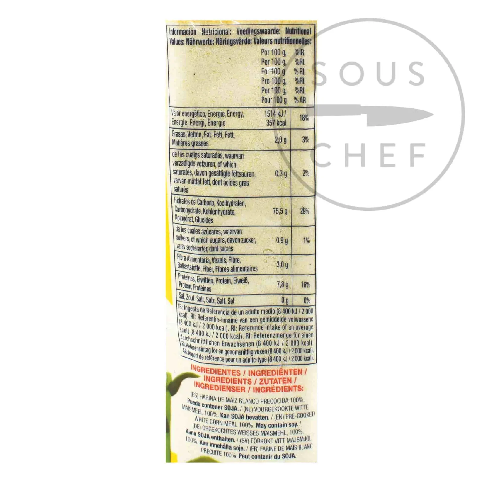 PAN Ingredients Brands|Brazilian Ingredients^Harina - White, 1kg