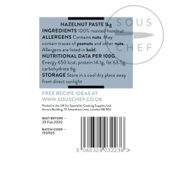 Sous Chef Ingredients Brands|Baking Ingredients^Hazelnut Paste for Catering, 1kg