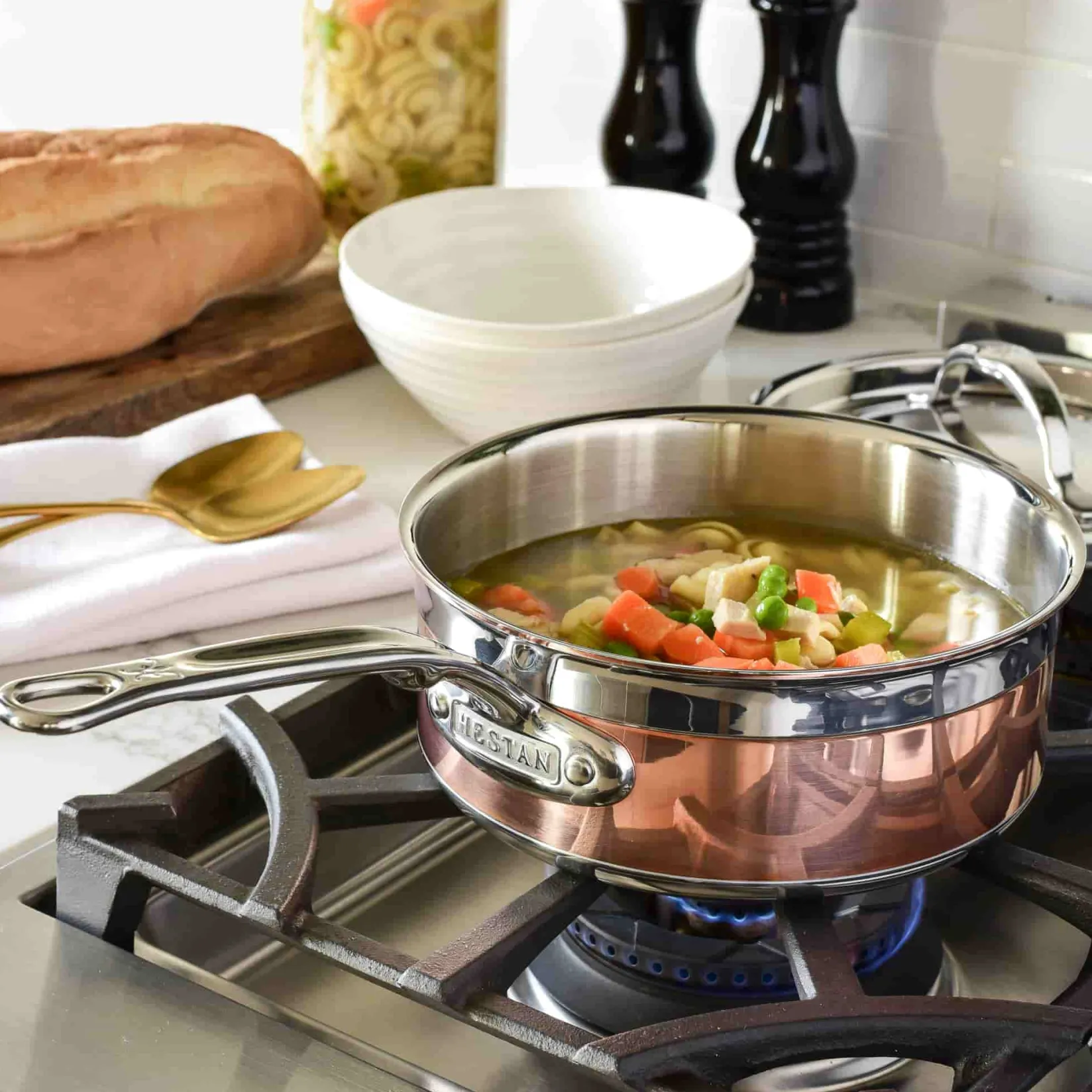 Hestan Pots & Pans^Copperbond Saucepan, 18cm