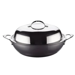 Hestan Pots & Pans^Nanobond Wok with Lid, 36cm
