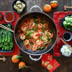 Hestan Pots & Pans^Nanobond Wok with Lid, 36cm