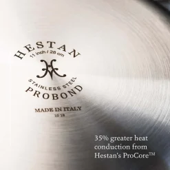 Hestan Pots & Pans^Probond Stainless Steel Frying Pan, 28cm