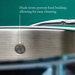 Hestan Pots & Pans^Probond Stainless Steel Frying Pan, 28cm