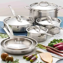 Hestan Pots & Pans^ProBond Stainless Steel 6 Piece Cookware Set