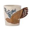 Bloomingville Crockery & Dinnerware|Tableware Brands^Hezha White Mug with Bird, 8cm