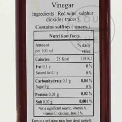 Huilerie Beaujolaise Oil, Vinegar & Dressings|Ingredients Brands^3 Year Aged Red Wine Vinegar, 250ml