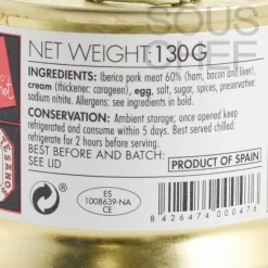 Etxenike Ingredients Brands|Snacks^Iberico Ham Pate, 130g