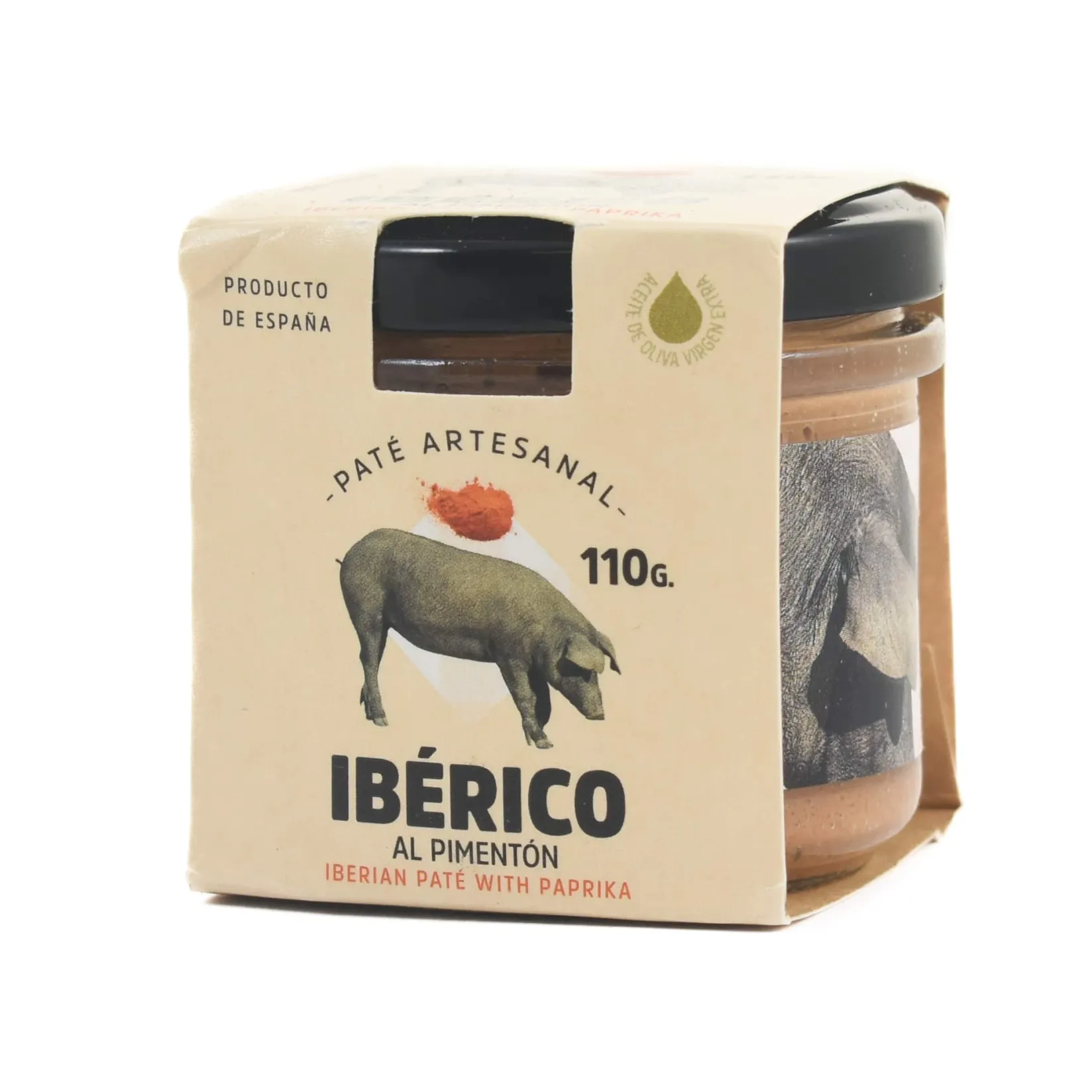 Pate Artesanal Spanish Ingredients|Snacks^Iberico Pate with Paprika, 110g