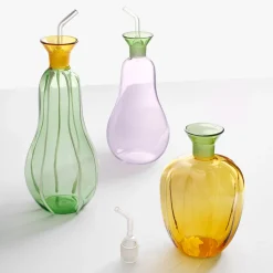 Ichendorf Milano Tableware Brands|Jugs & Bottles^Green Courgette Shaped Oil Bottle, 500ml
