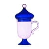 Ichendorf Milano Tableware Brands^Lilac Mug with Blue Lid, 18.5cm