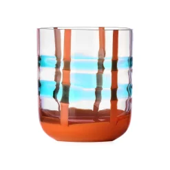 Ichendorf Milano Tableware Brands^Orange & Teal Patterned Tumbler, 350ml