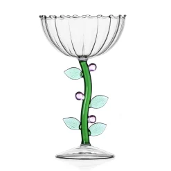 Ichendorf Milano Table Setting|Drinking Glasses^Pink Flower Optical Coupe Glass, 240ml