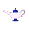 Ichendorf Milano Tableware Brands^Pink Teapot with Blue Lid, 18cm