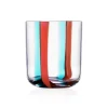 Ichendorf Milano Tableware Brands^Red & Teal Striped Tumbler, 350ml
