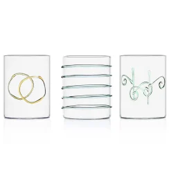 Ichendorf Milano Tableware Brands|Table Setting^Set of 6 Assorted Water Tumblers, Assorted Colours