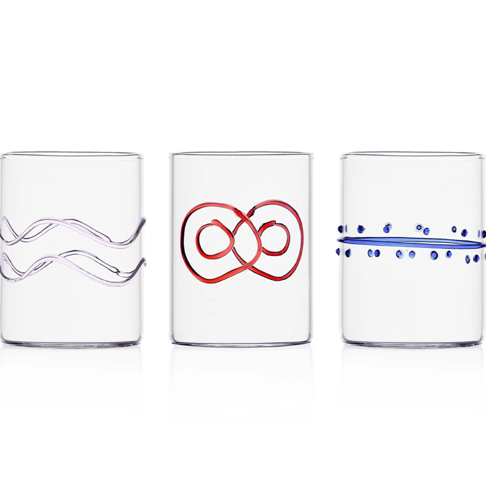 Ichendorf Milano Tableware Brands|Table Setting^Set of 6 Assorted Water Tumblers, Assorted Colours