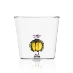 Ichendorf Milano Table Setting|Drinking Glasses^Yellow Cactus with Flower Tumbler, 300ml