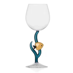 Ichendorf Milano Tableware Brands|Table Setting^Yellow Fish and Seaweed Wine Glass, 350ml