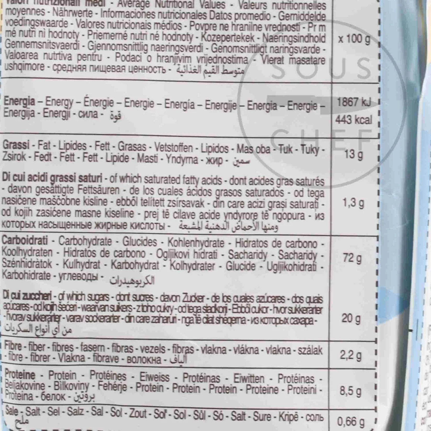 Tedesco SRL Ingredients Brands|Cakes & Bakery^Il Borgo del Biscotto Shortbread Biscuits with Sugar Grains, 350g