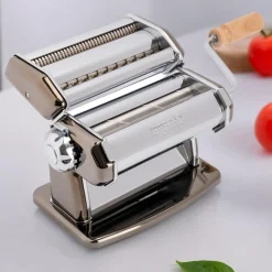 Imperia Pasta Italian Ingredients|Kitchen Tools & Utensils^Imperia Black Gourmet Pasta Maker with Textured Rollers