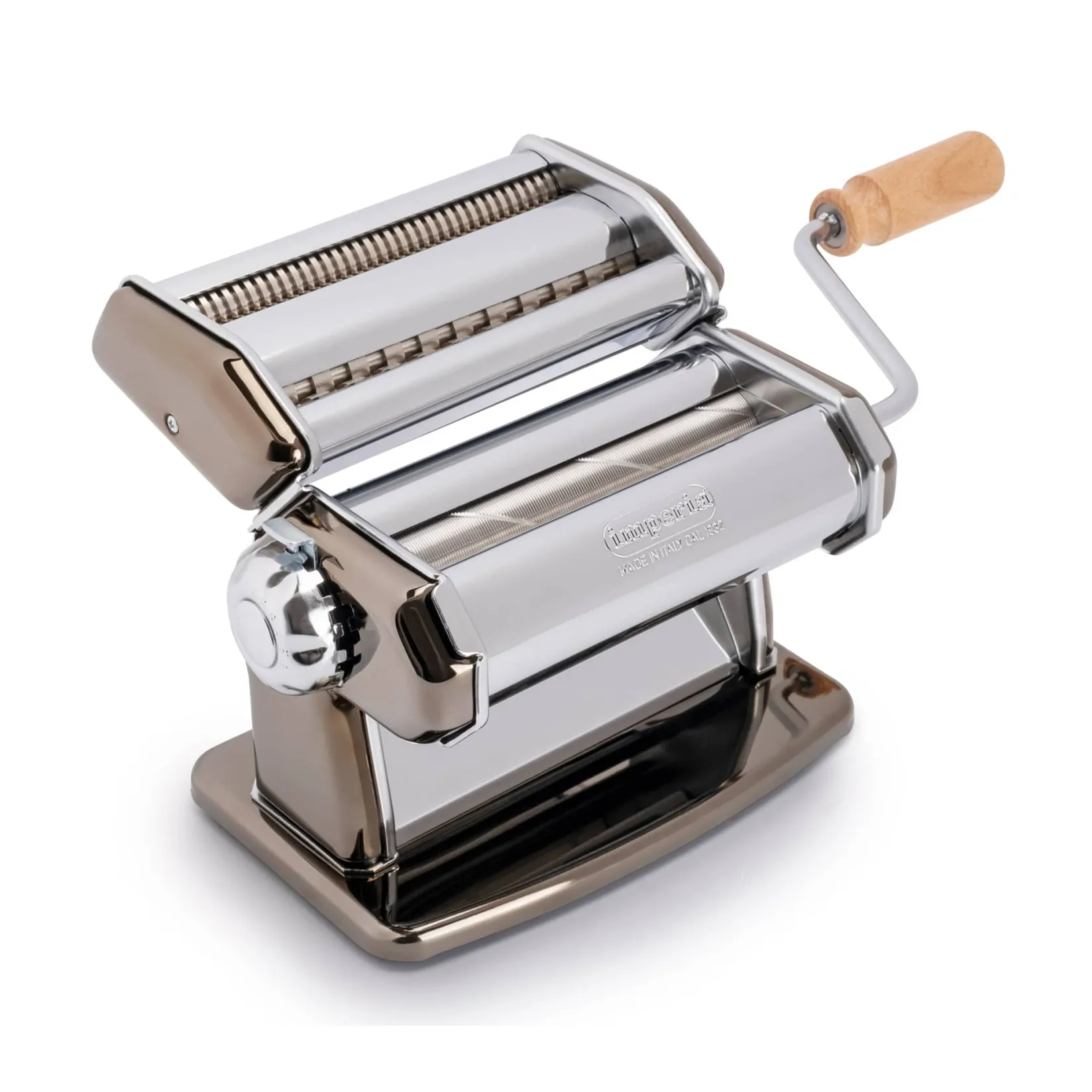 Imperia Pasta Italian Ingredients|Kitchen Tools & Utensils^Imperia Black Gourmet Pasta Maker with Textured Rollers