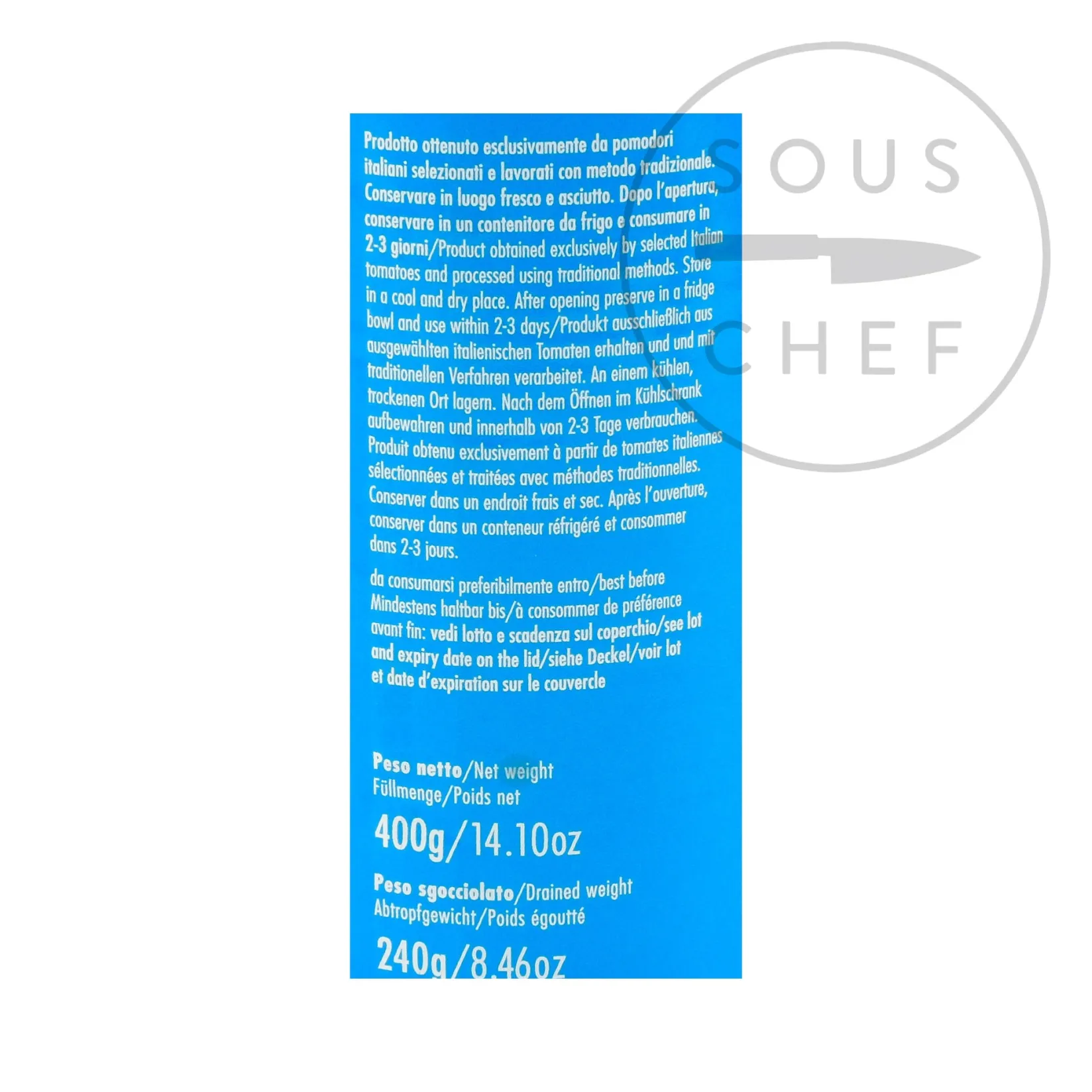 Italianavera Ingredients Brands|Italian Ingredients^Traditional Peeled Tomatoes, 400g