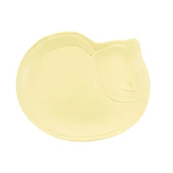 Kiji Stoneware & Ceramics Japanese Ingredients|Plates^Ivory Cat Japanese Large Plate, 28cm