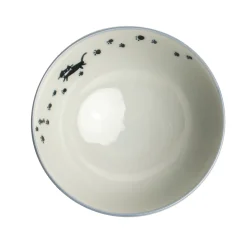 Emro Aziatica Japanese Ingredients|Crockery & Dinnerware^Japanese Cat with Footprints Rice Bowl, 14cm