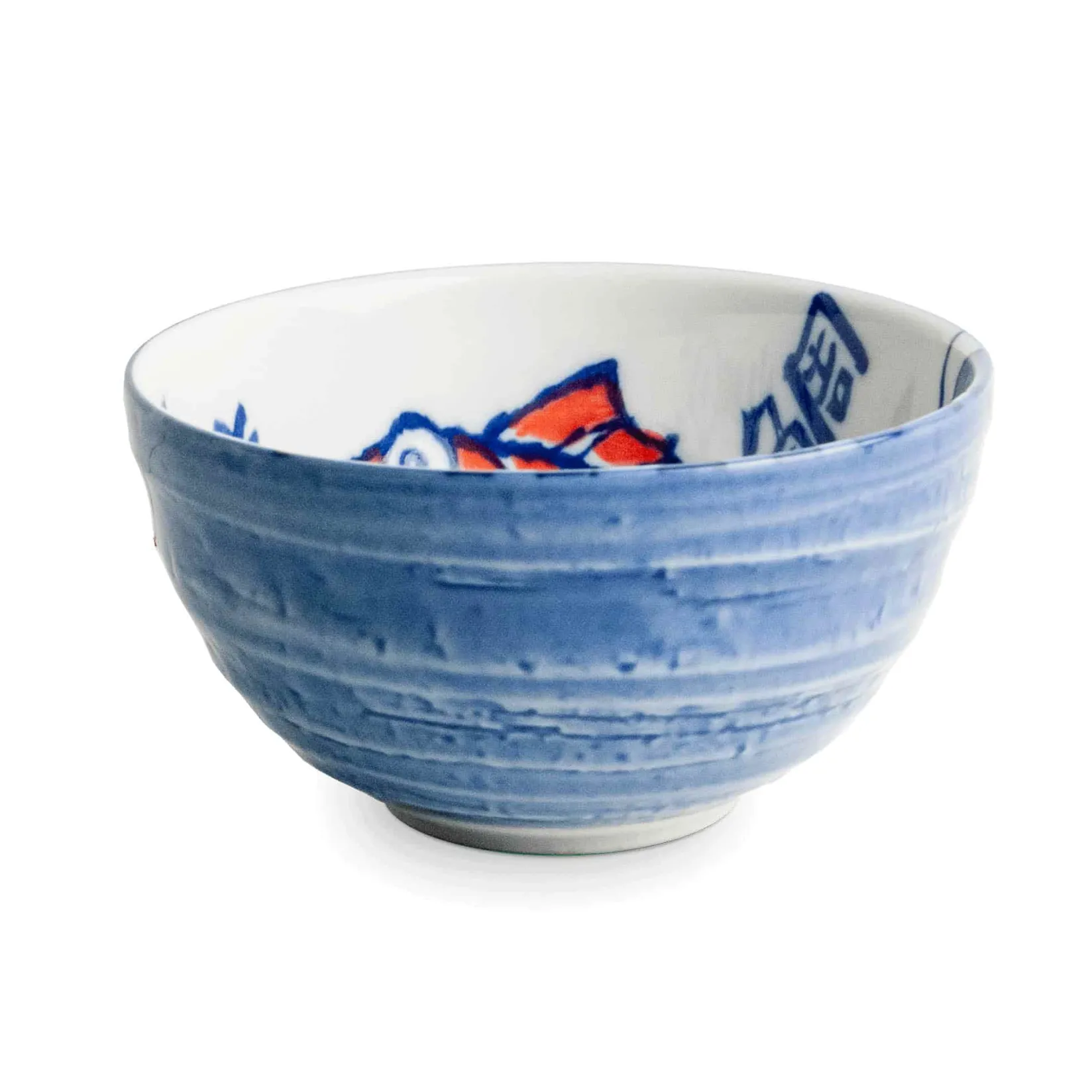 Kiji Stoneware & Ceramics Japanese Ingredients|Japanese Tableware^Japanese Fish Rice Bowl, 13.5cm