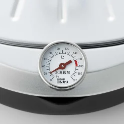 Gogi Japanese Ingredients|Pots & Pans^Japanese Tempura Frying Pot with Temperature Probe & Drip Rack